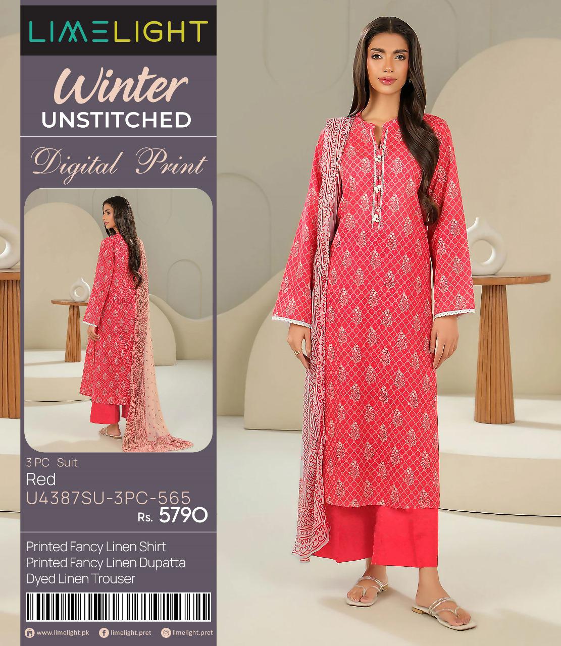 LIMELIGHT DIGITAL PRINT LINEN 3PC