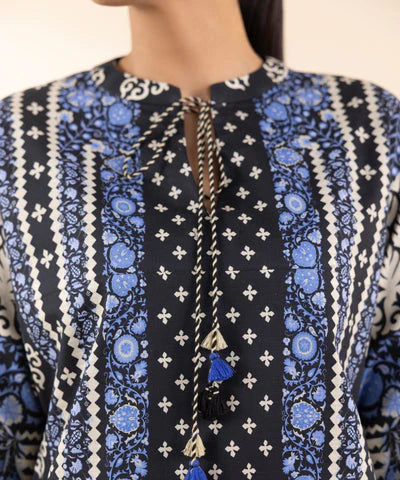 Sapphire Linen Print 3PC Gokce