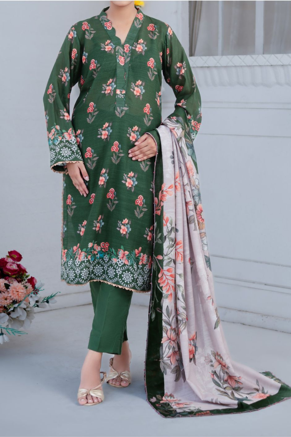 Mawra Premium Khaddar Print 3PC