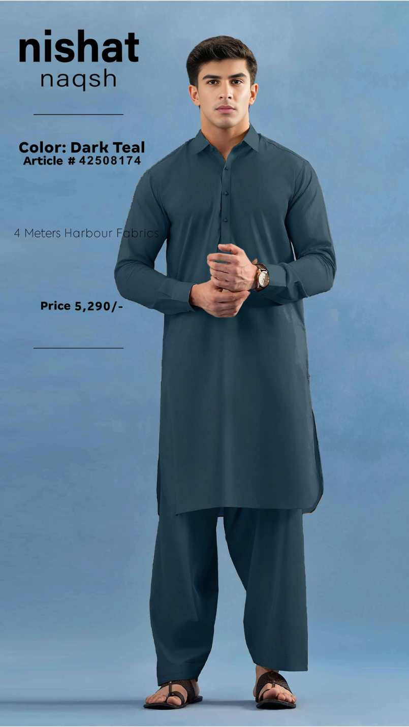 Nishat Unstitched Naqsh Harbour Fabric | 42508174