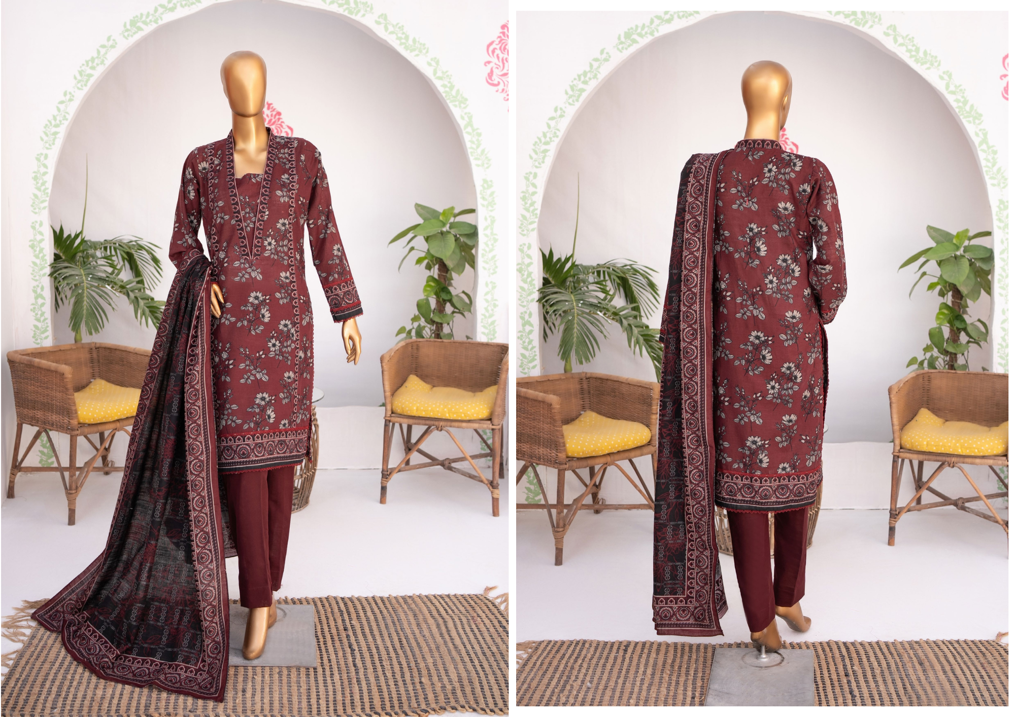 MEHAK PRINTED KHADDAR 3PC