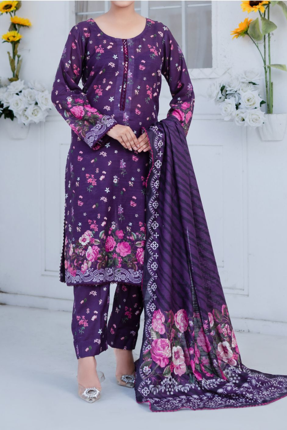 Mawra Premium Khaddar Print 3PC