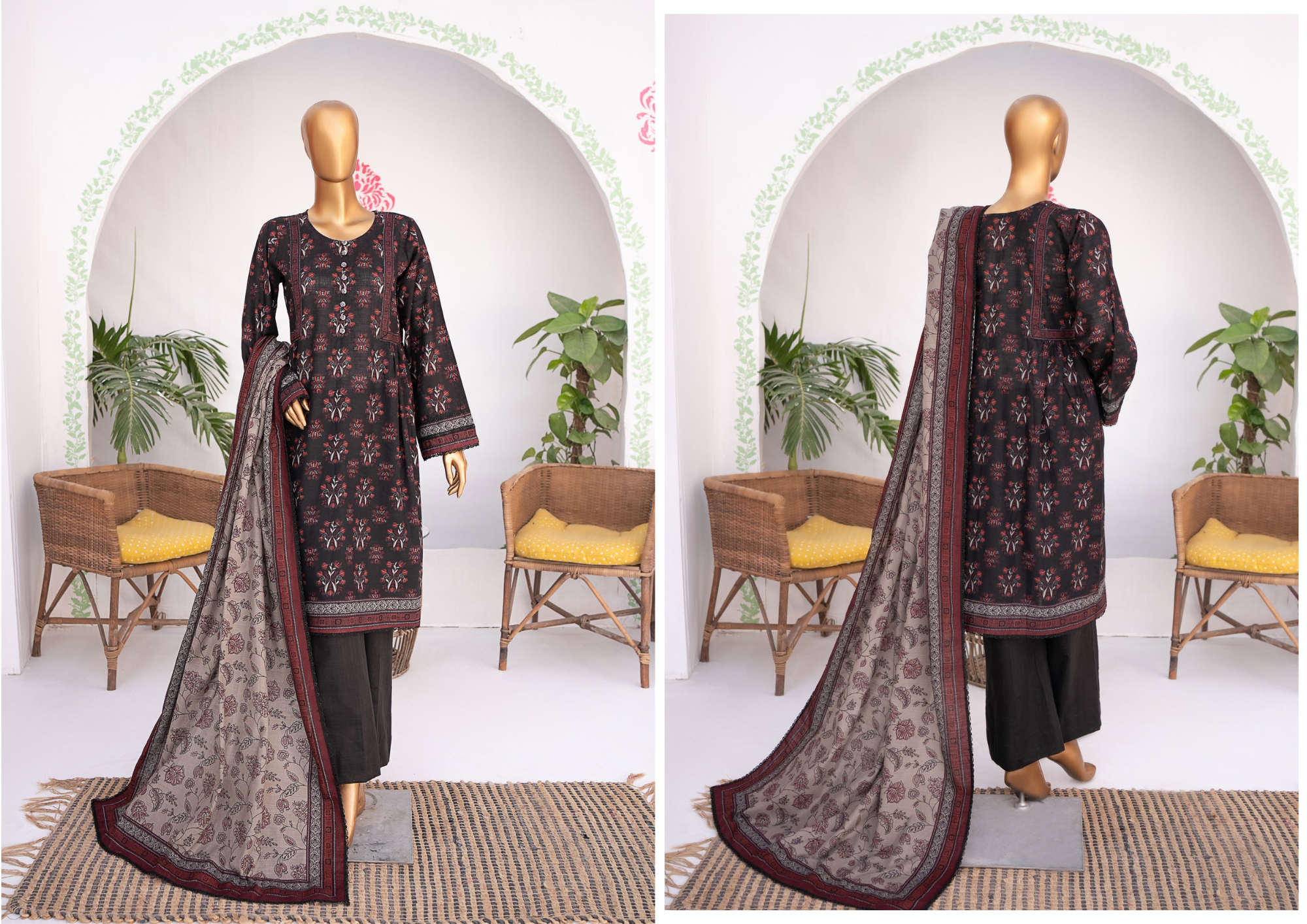 MEHAK PRINTED KHADDAR 3PC