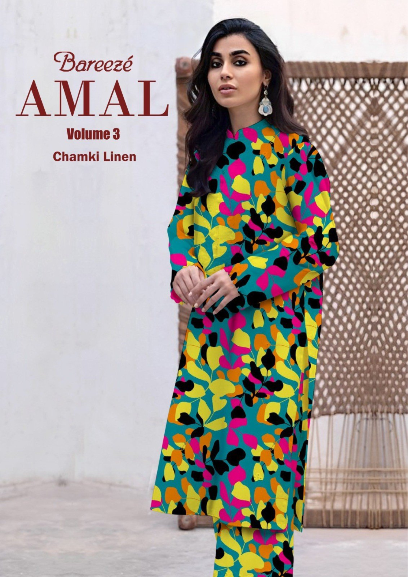 Bareeze Chamki Linen Print 2PC Vol-3
