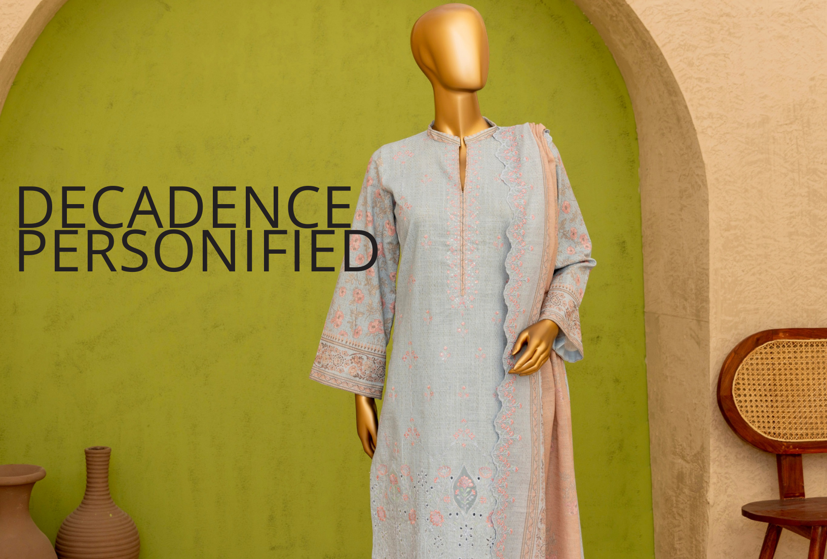 SAFINA KHADDAR EMB 3PC