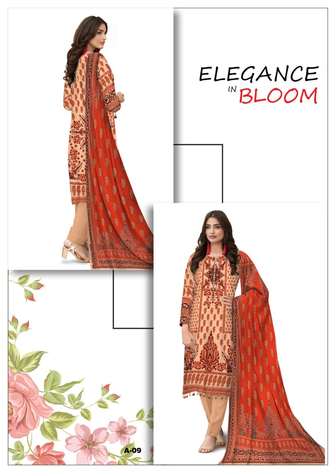 Nishat Karandi Print 3PC | 42501900-R