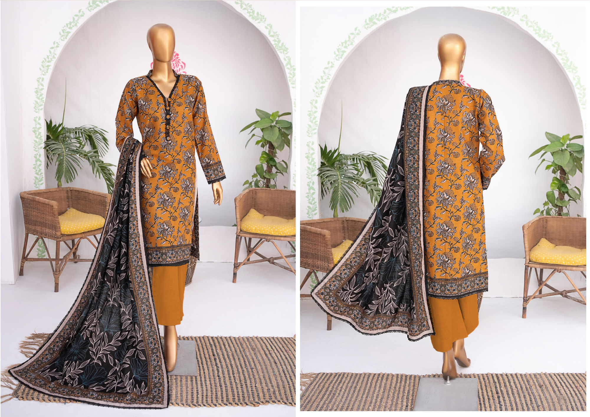 MEHAK PRINTED KHADDAR 3PC