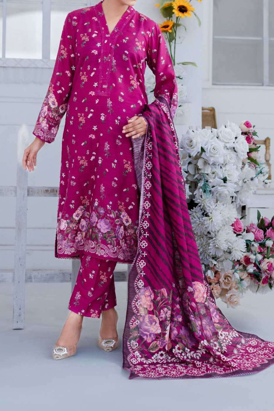 Mawra Premium Khaddar Print 3PC