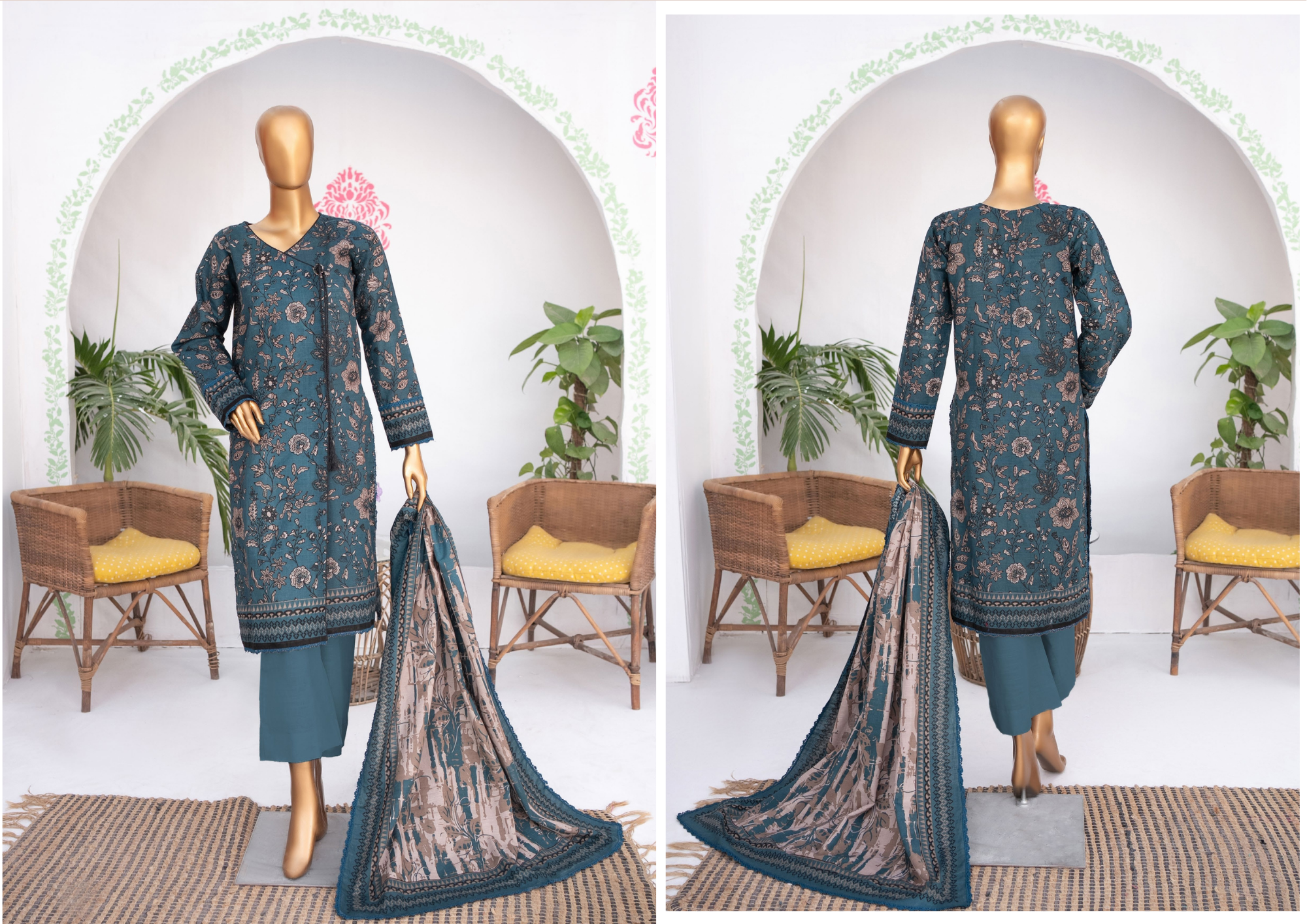 MEHAK PRINTED KHADDAR 3PC