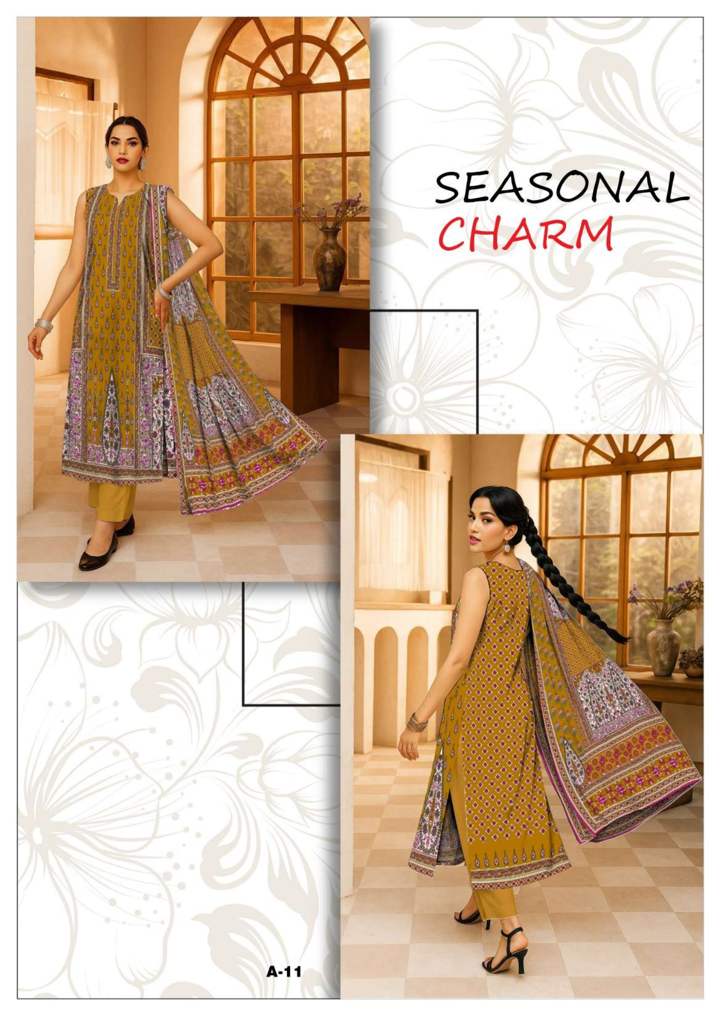 Nishat Karandi Print 3PC | 42502089-R