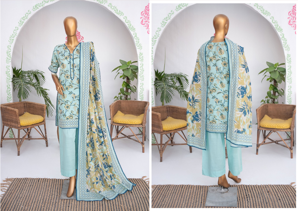 MEHAK PRINTED KHADDAR 3PC