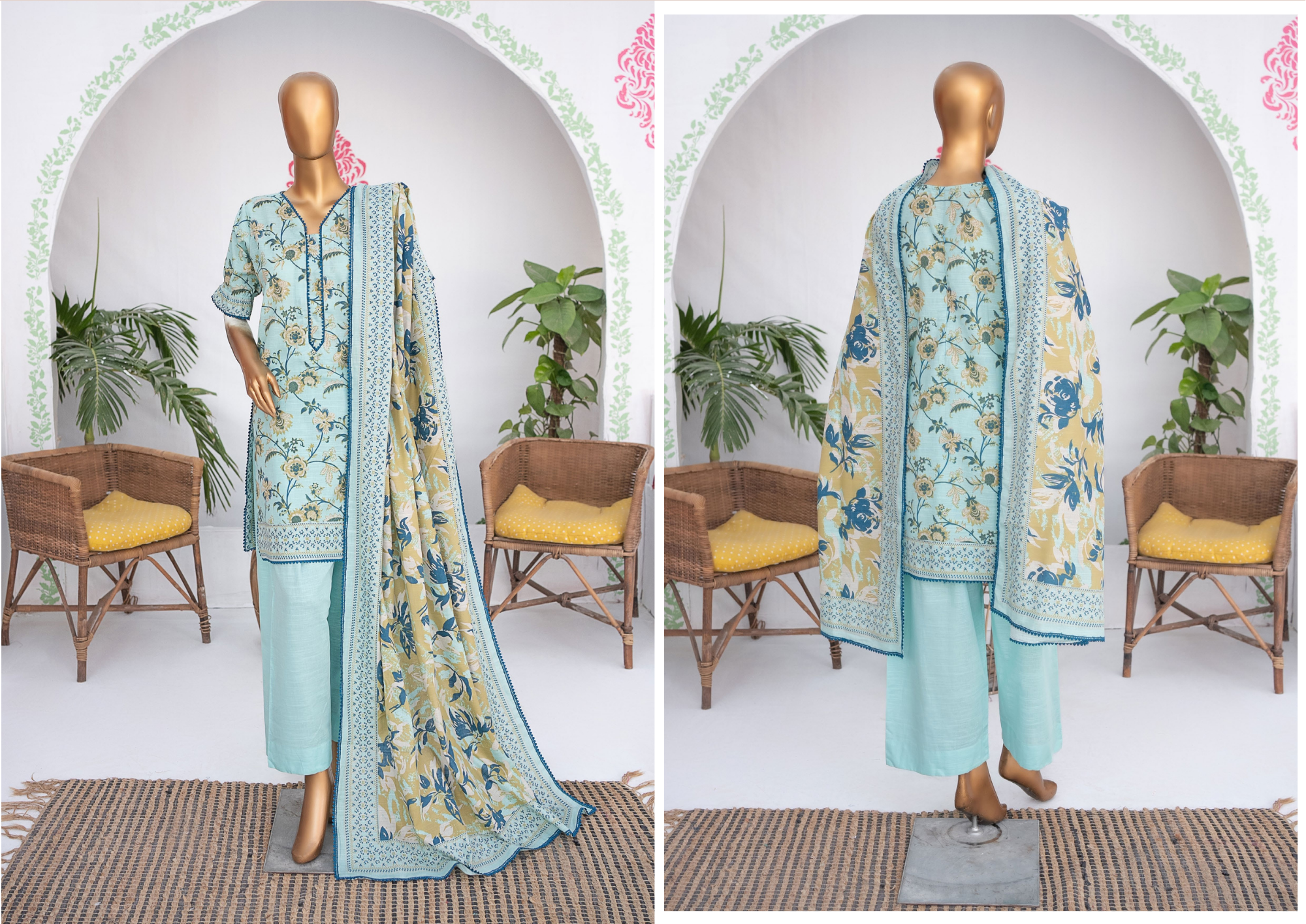 MEHAK PRINTED KHADDAR 3PC