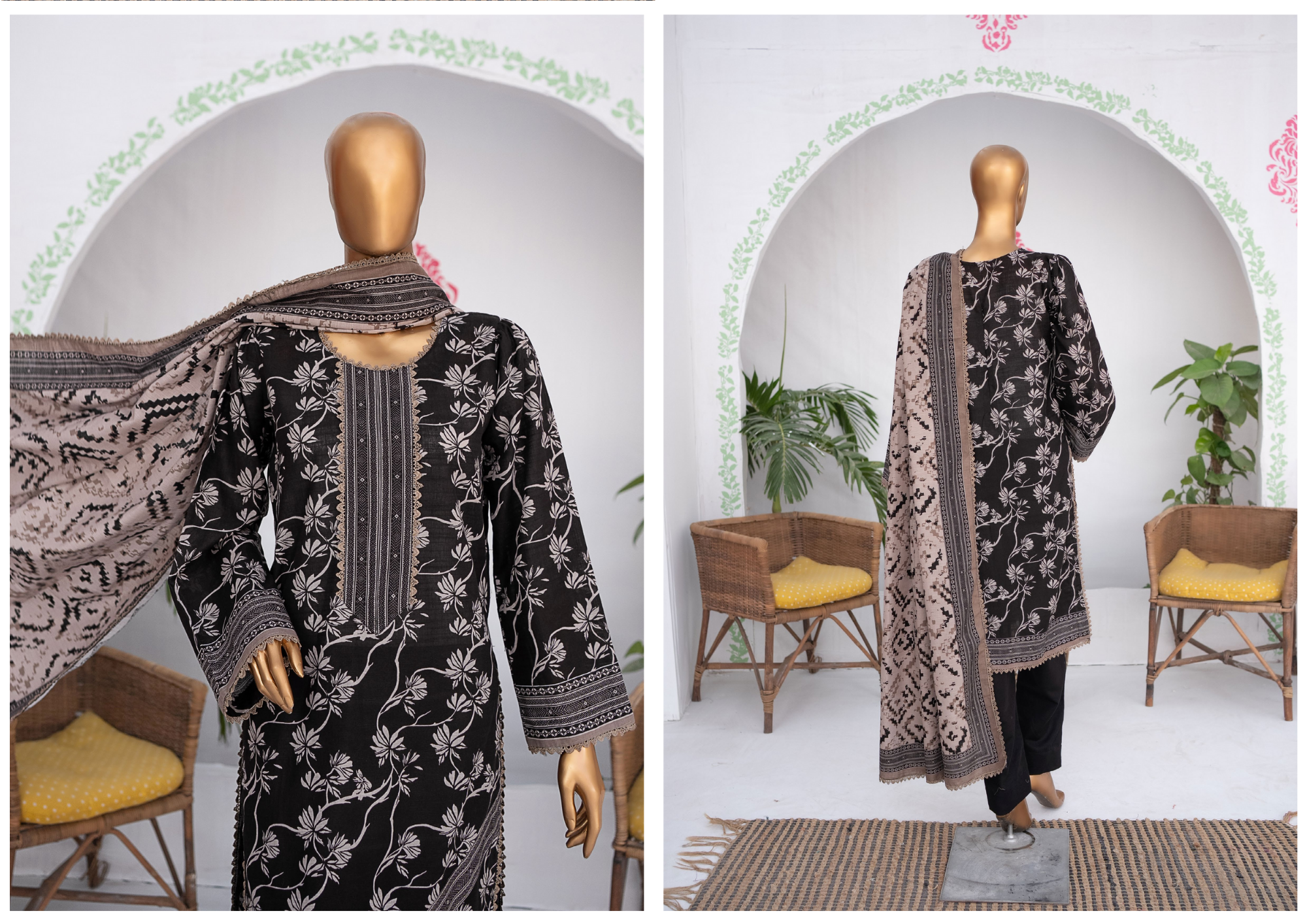 MEHAK PRINTED KHADDAR 3PC
