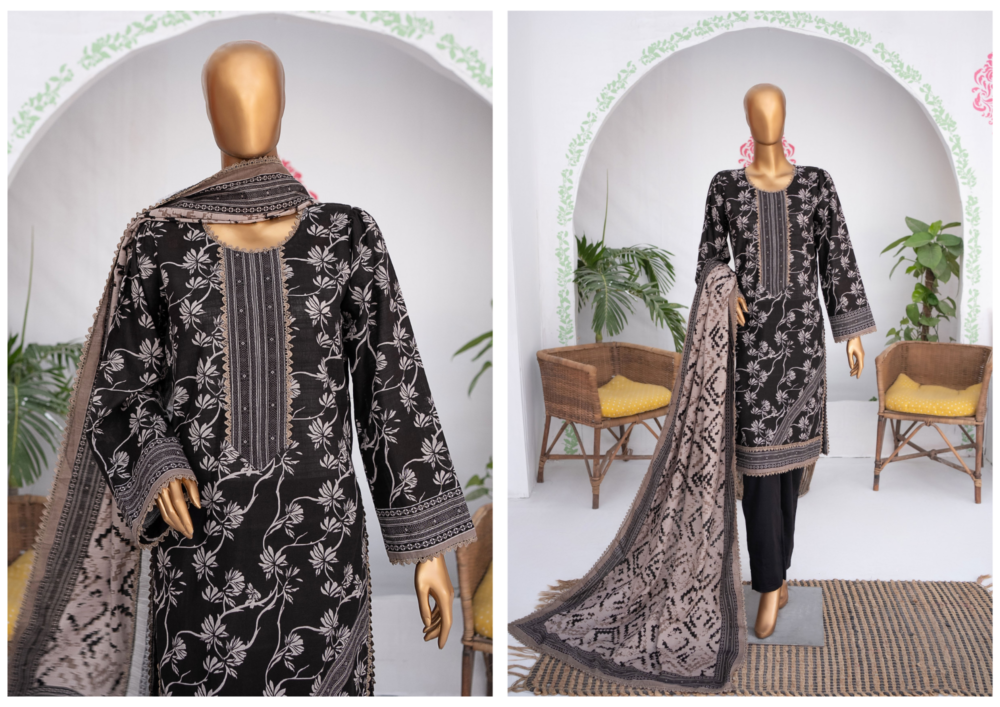 MEHAK PRINTED KHADDAR 3PC