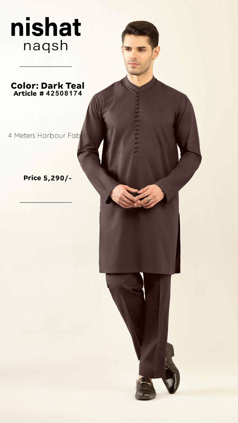 Nishat Unstitched Naqsh Harbour Fabric | 42508174