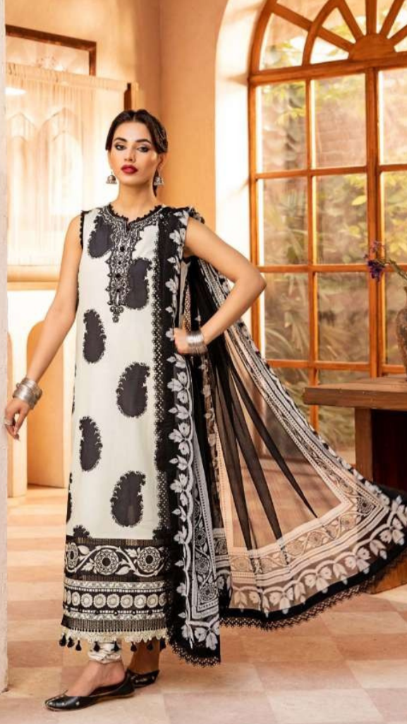 Nishat Karandi Print 3PC | 42502013-R