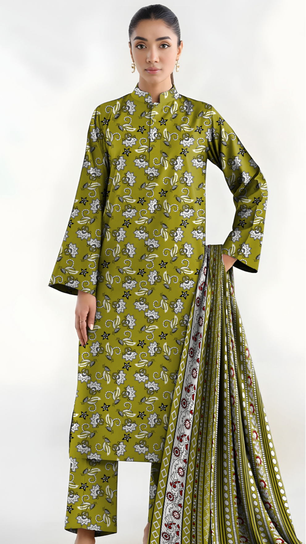 KAYSERIA DIGITAL PRINT LINEN 3PC