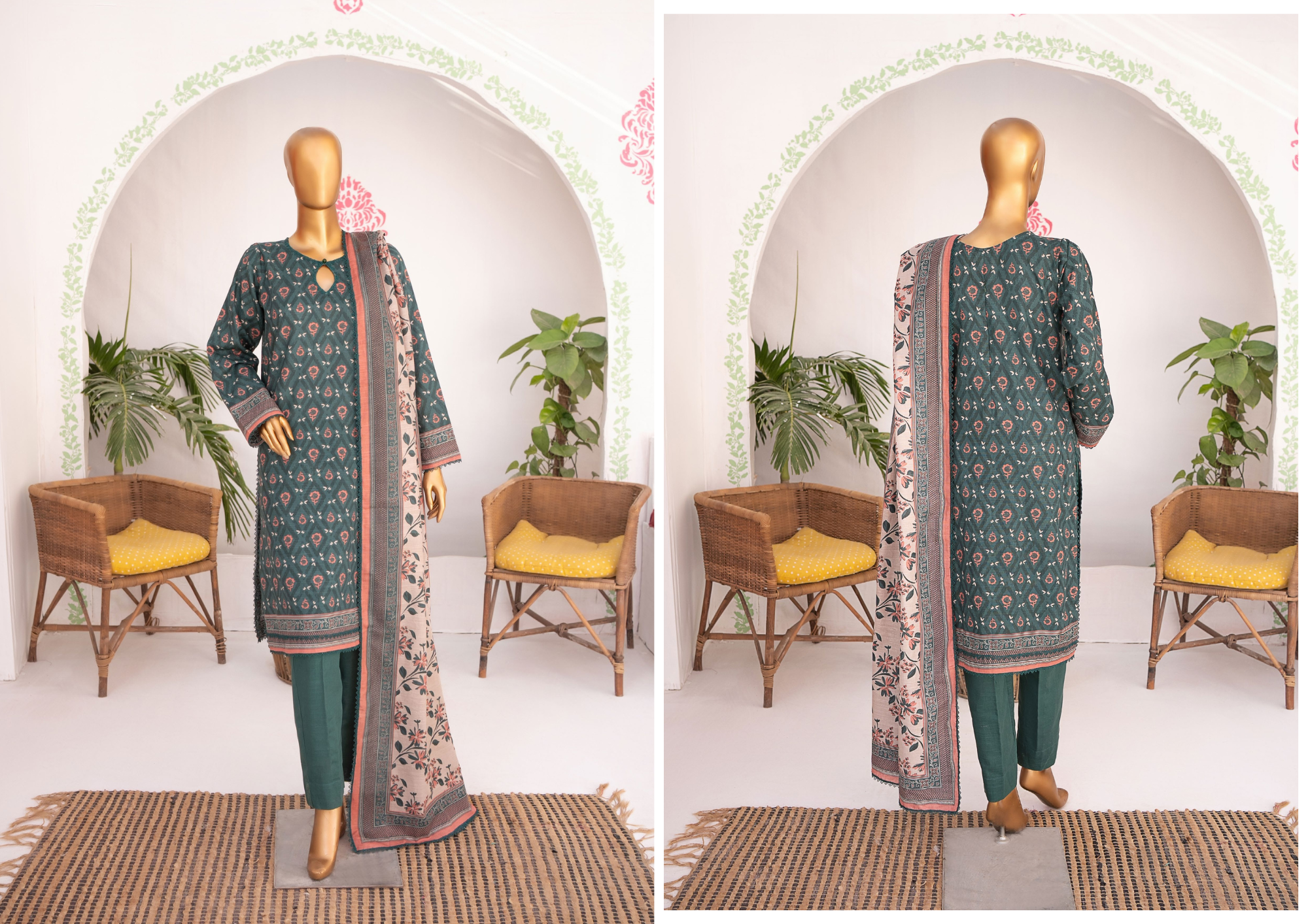 MEHAK PRINTED KHADDAR 3PC