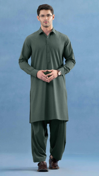 GulAhmed Men's Unstitched Wash&Wear | CHL-KP24-003