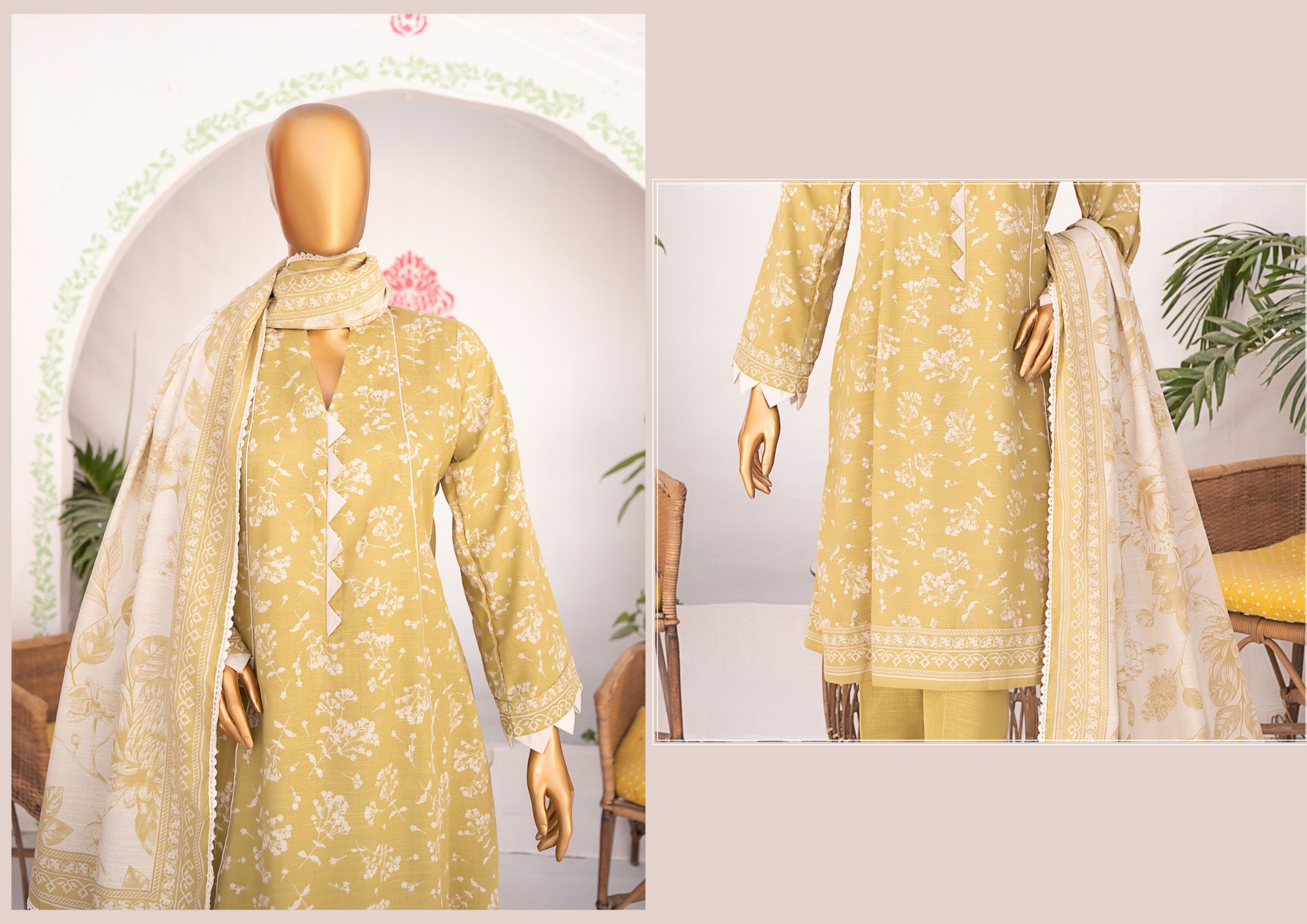MEHAK PRINTED KHADDAR 3PC