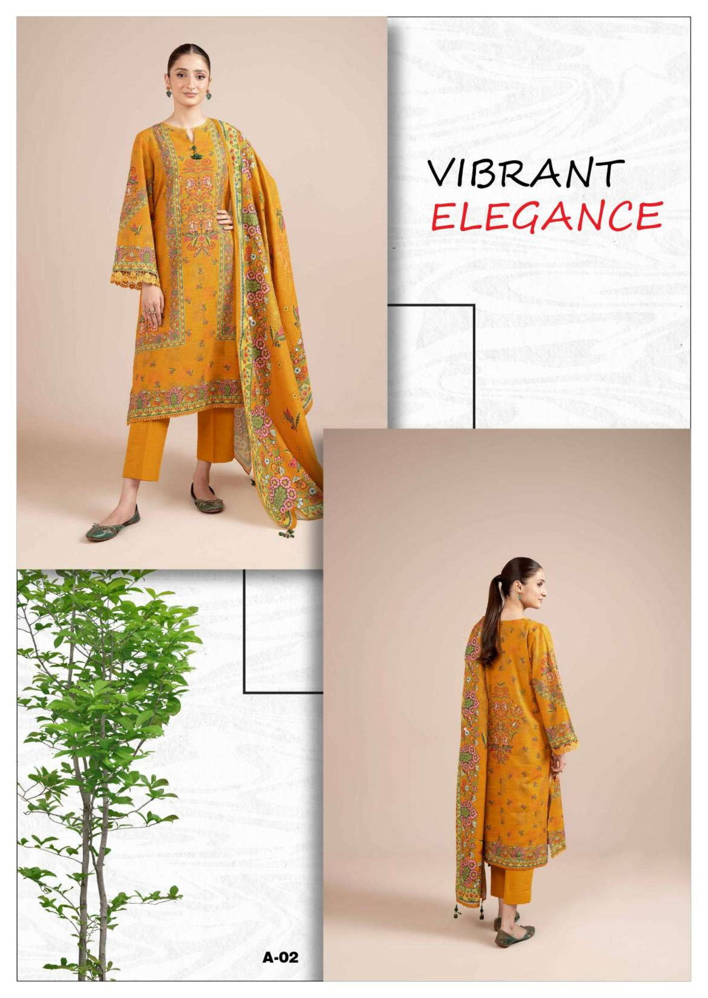 Nishat Karandi Print 3PC | 42404504-R