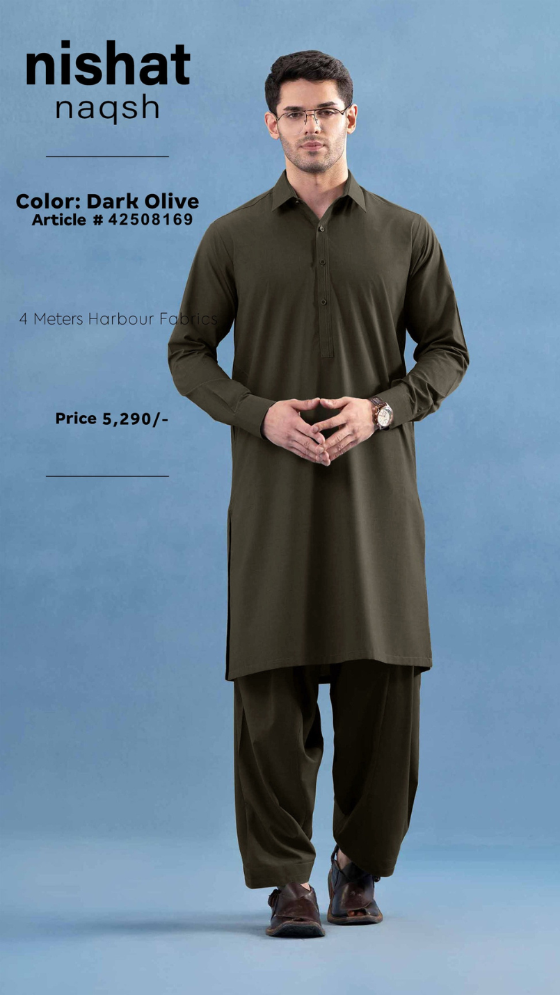 Nishat Unstitched Naqsh Harbour Fabric | 42508169