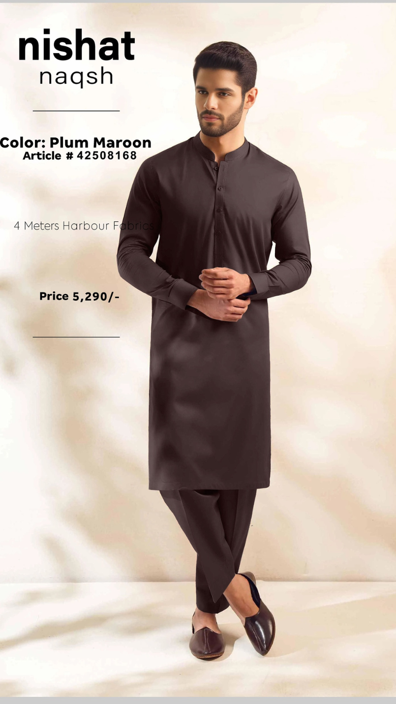 Nishat Unstitched Naqsh Harbour Fabric | 42508168