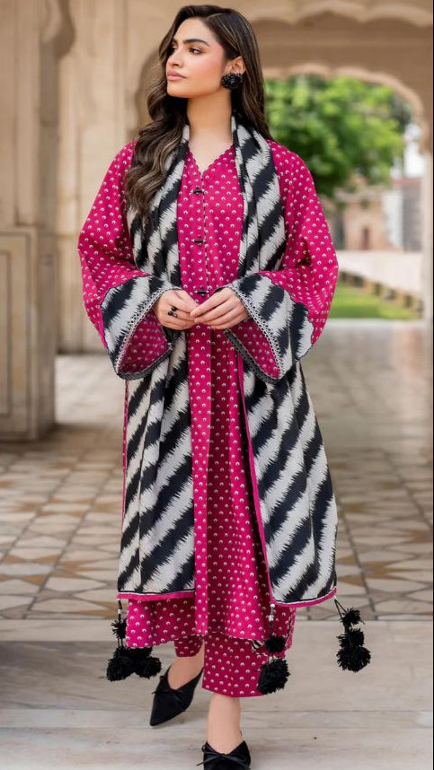 Saya Premium Fancy Linen 3PC D-5