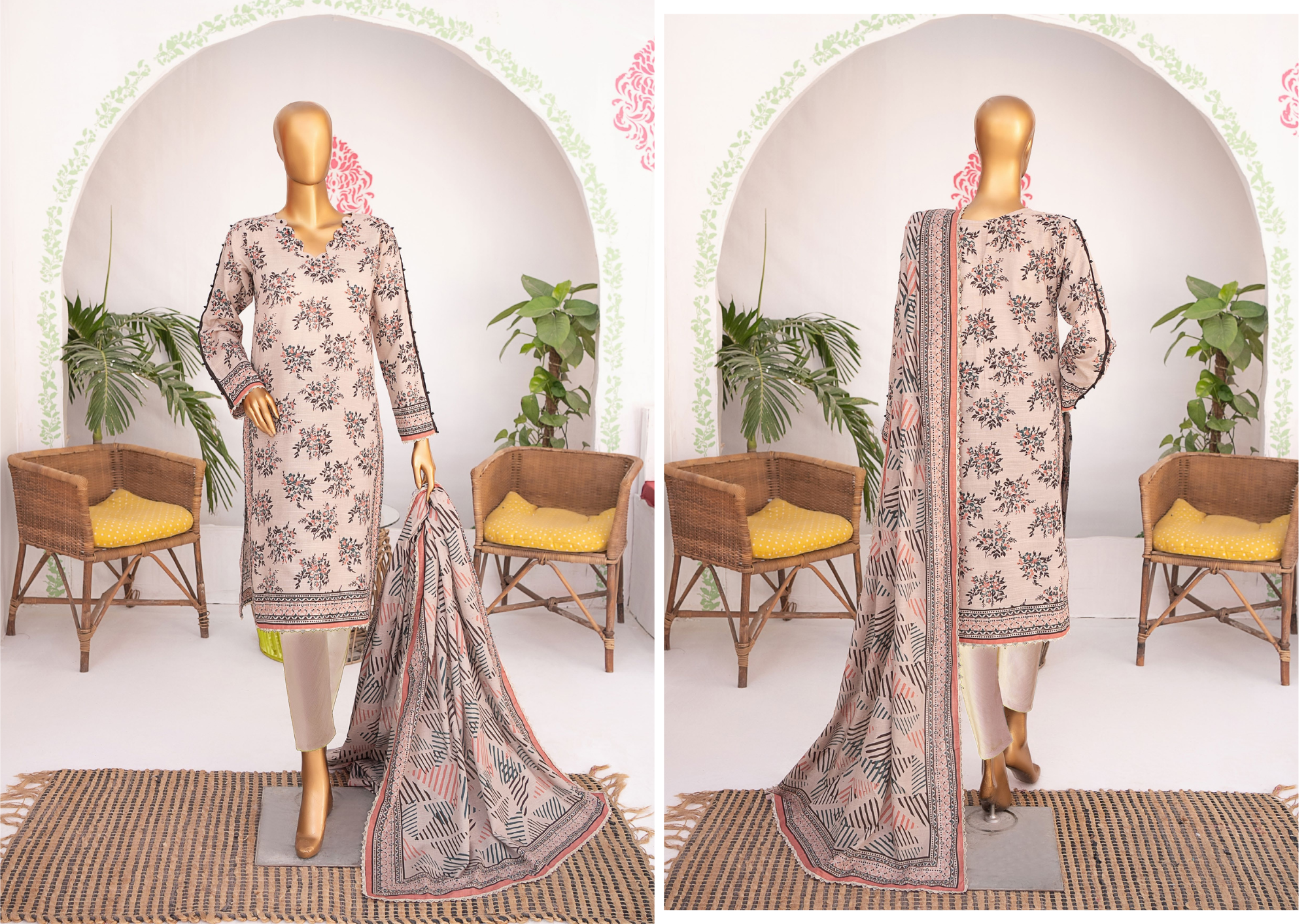 MEHAK PRINTED KHADDAR 3PC