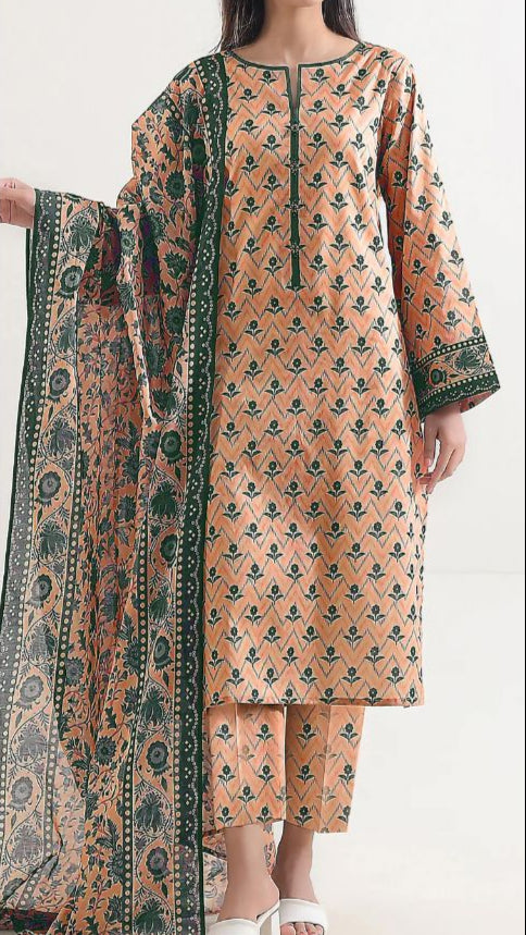 Saya Premium Fancy Linen 3PC D-7