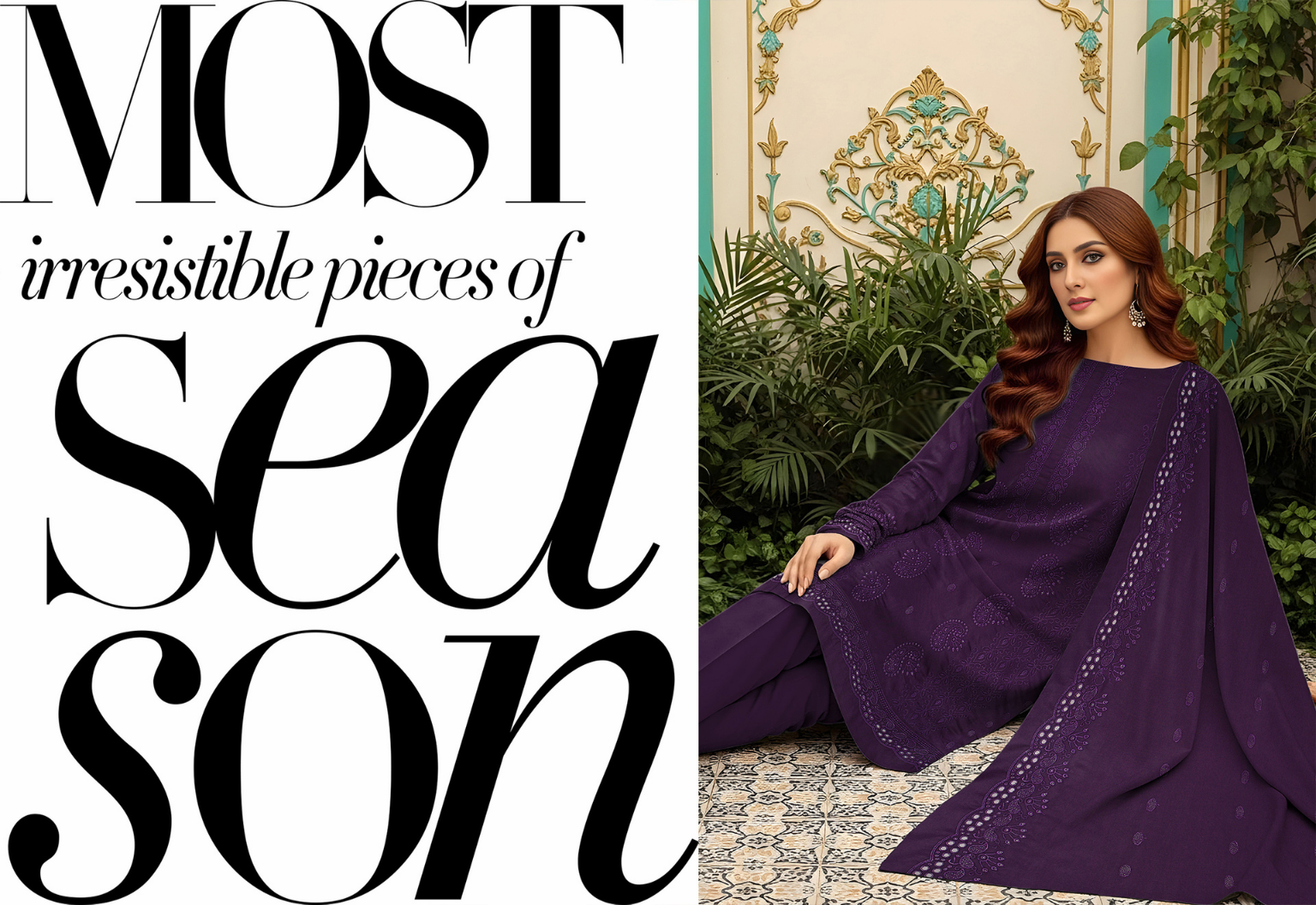 MUNARQ BY NISHA EMB PEACH 3PC