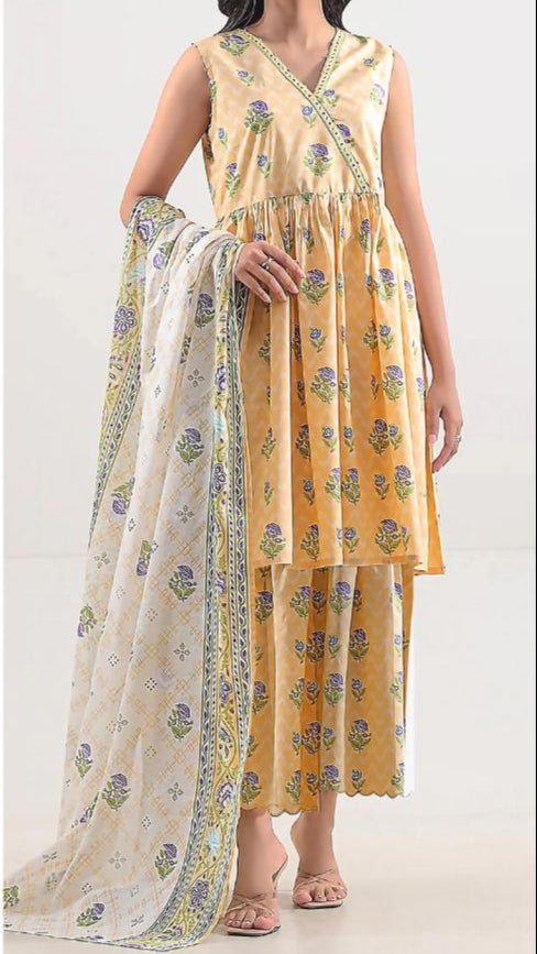 Saya Premium Fancy Linen 3PC D-8