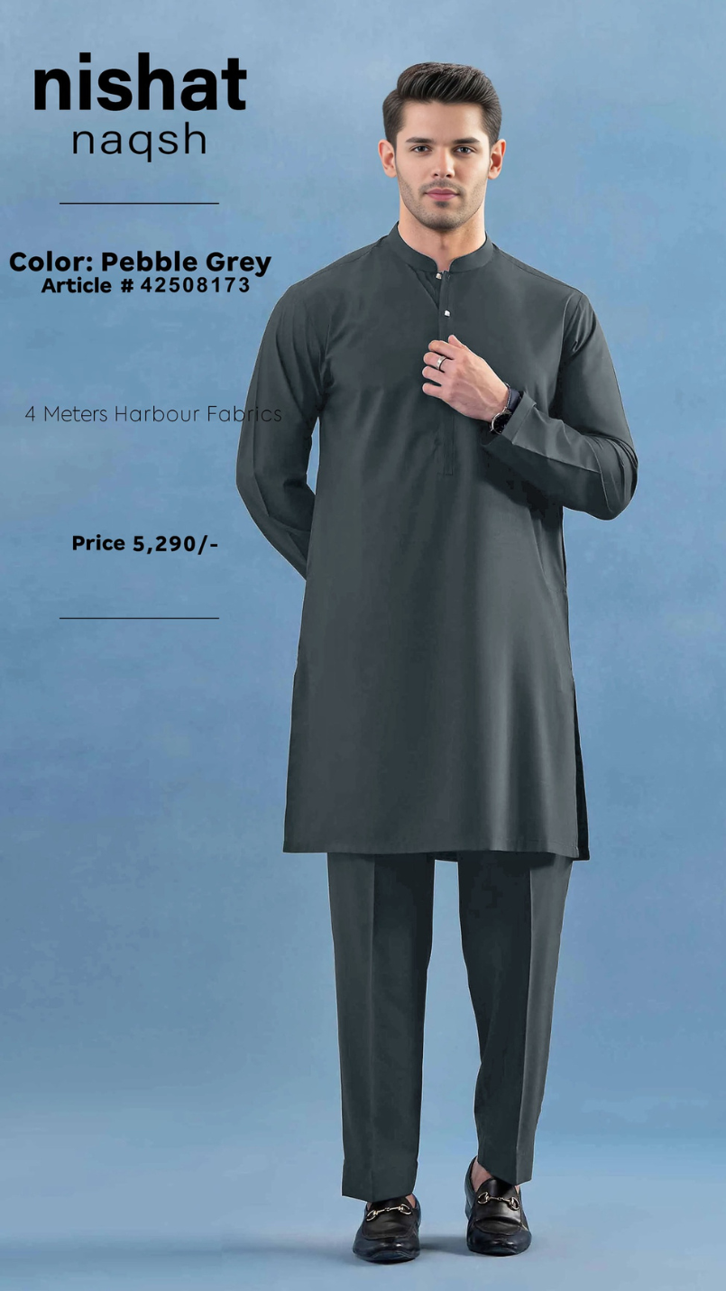 Nishat Unstitched Naqsh Harbour Fabric | 42508173