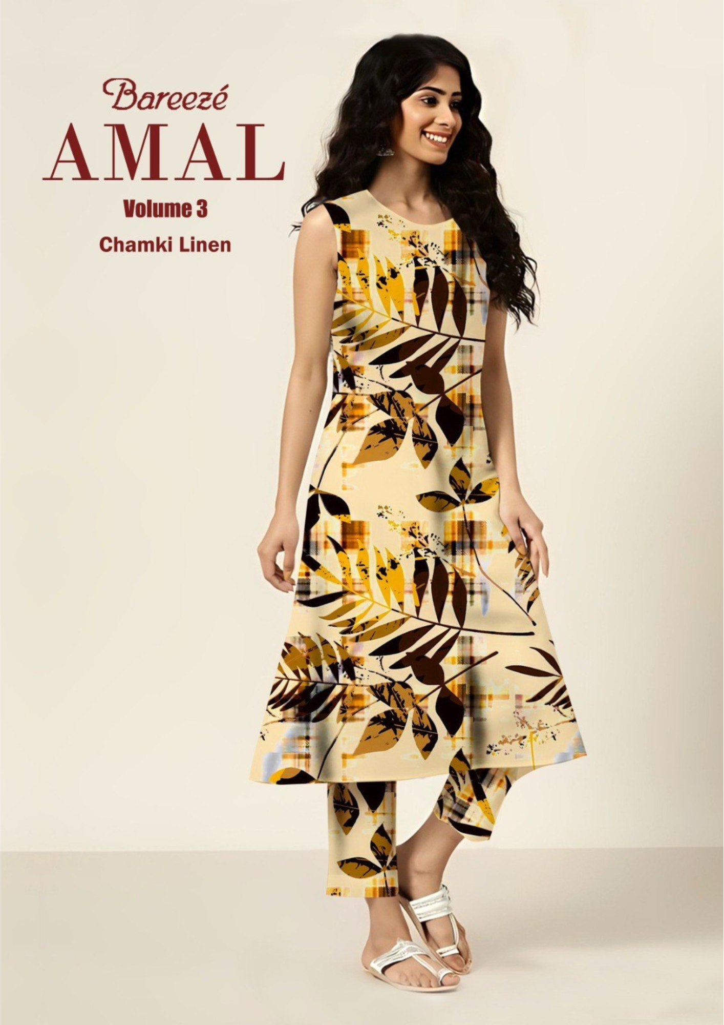 Bareeze Chamki Linen Print 2PC Vol-3