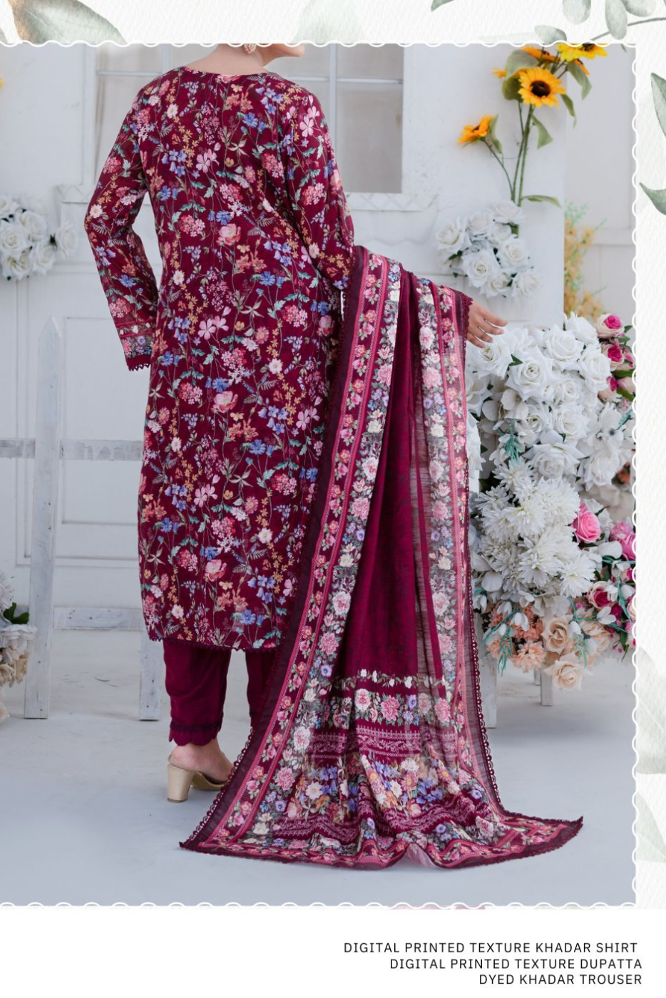 Mawra Premium Khaddar Print 3PC
