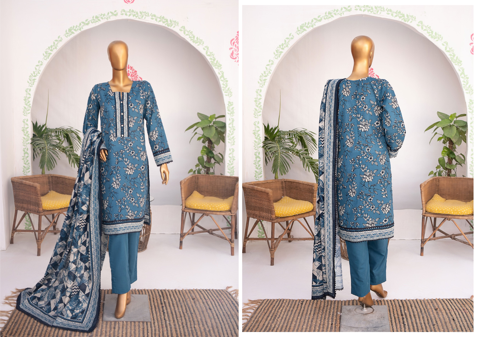 MEHAK PRINTED KHADDAR 3PC