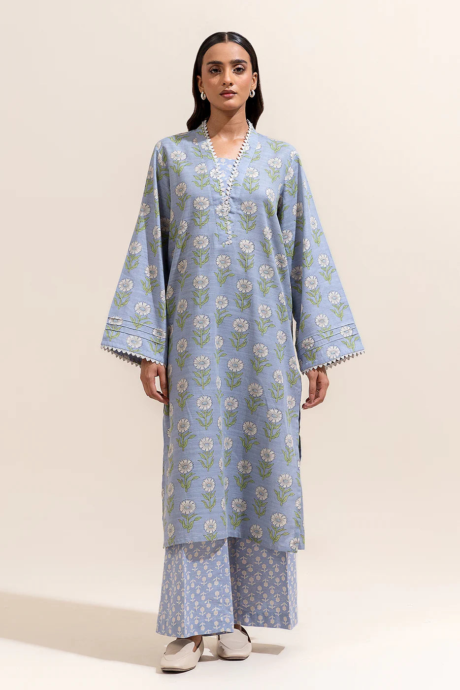 Beechtree Khaddar Print 2P Volume D-1