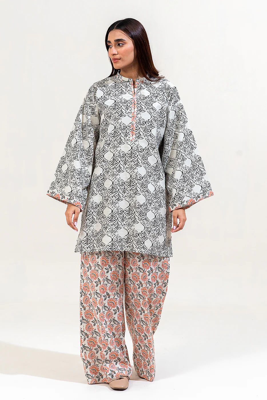Beechtree Khaddar Print 2P Volume D-2