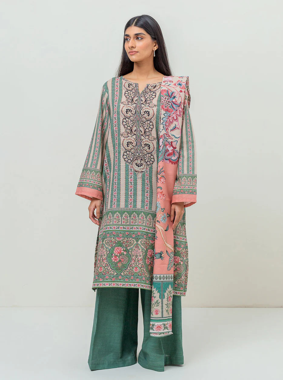 Beechtree Khaddar Print 2P Volume D-5
