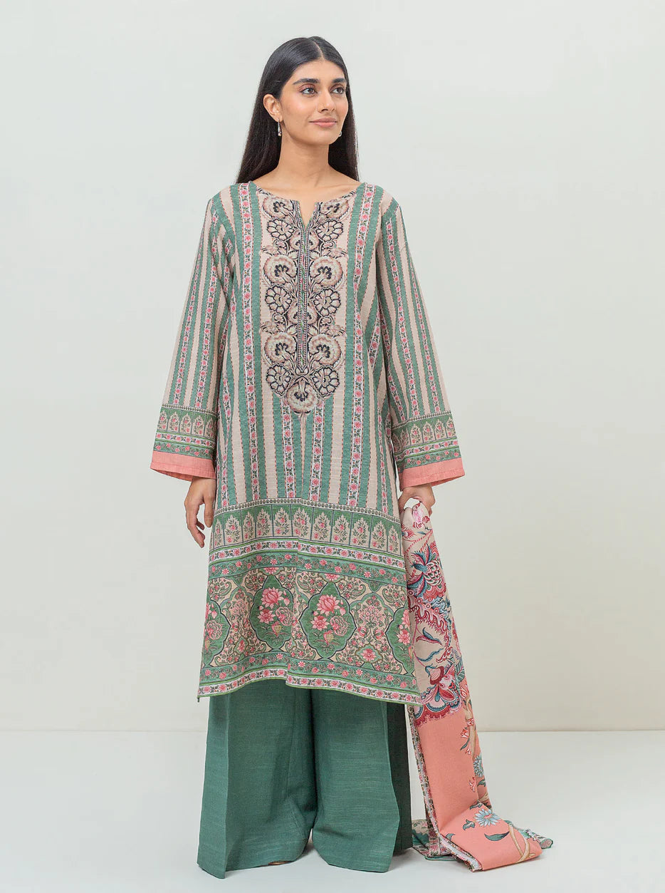Beechtree Khaddar Print 2P Volume D-5