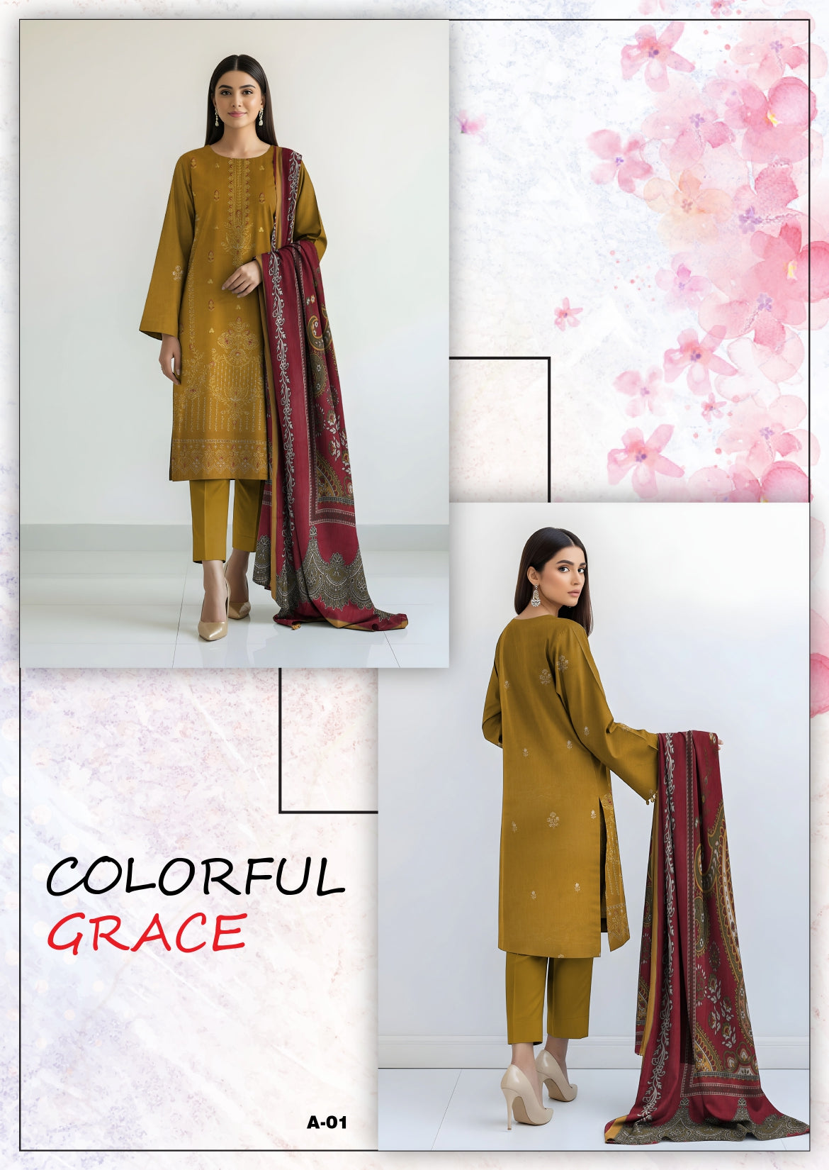 Nishat Viscose Embroidery 3PC | 42406663-R