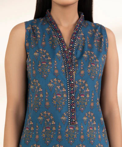 Sapphire Linen Print 3PC Senay