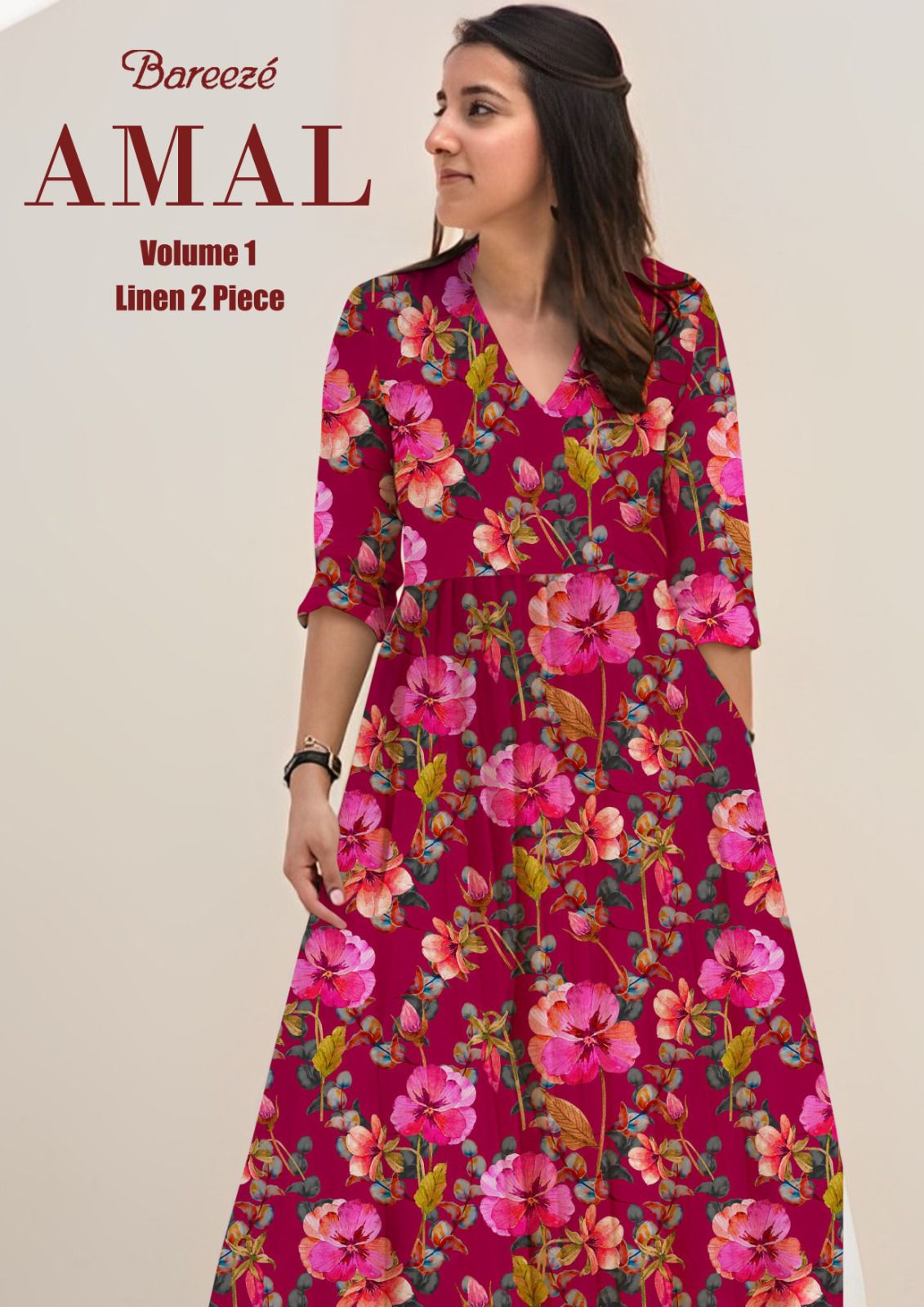 Bareeze Linen Print 2PC Vol-1 D-6