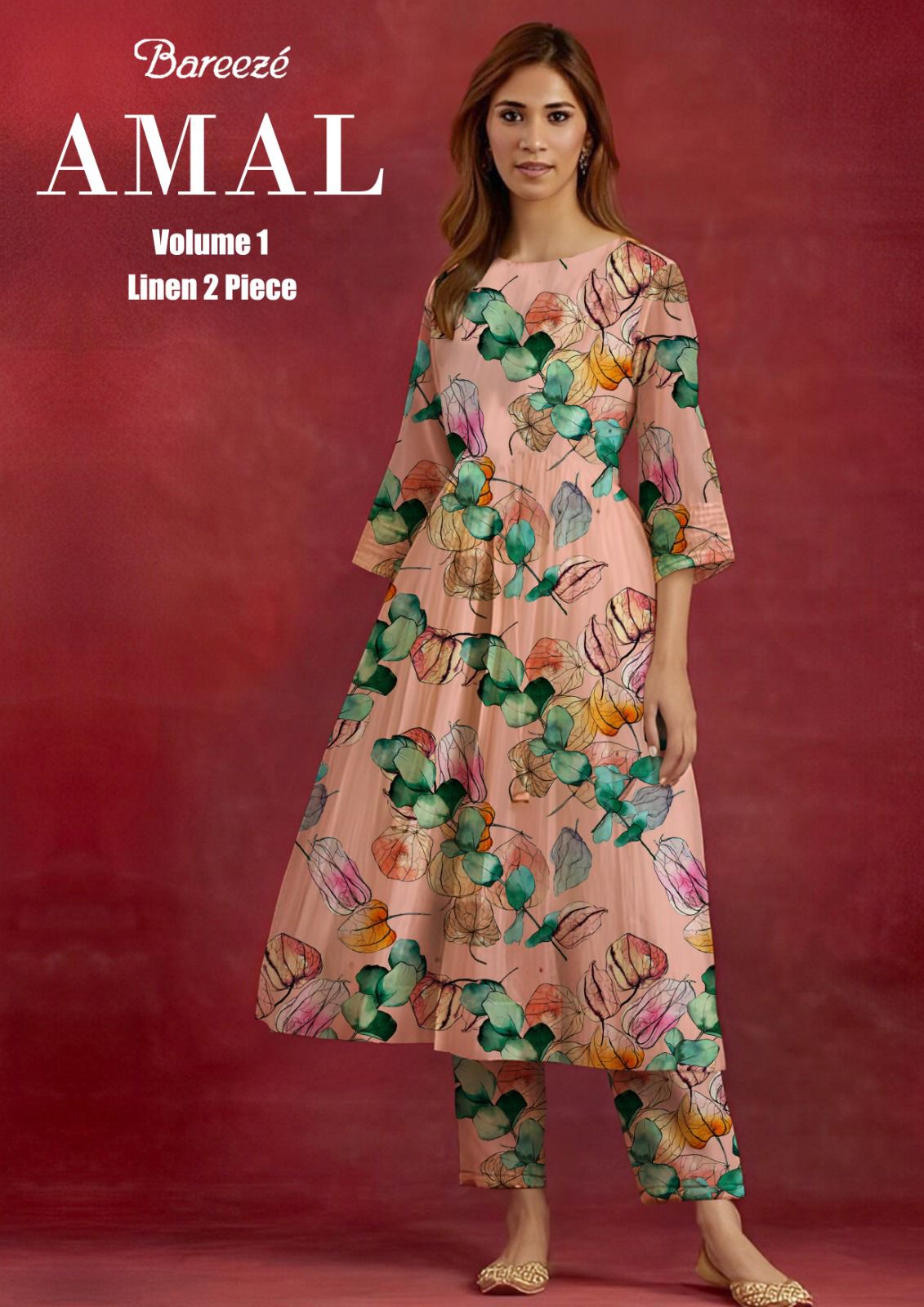 Bareeze Linen Print 2PC Vol-1 D-10