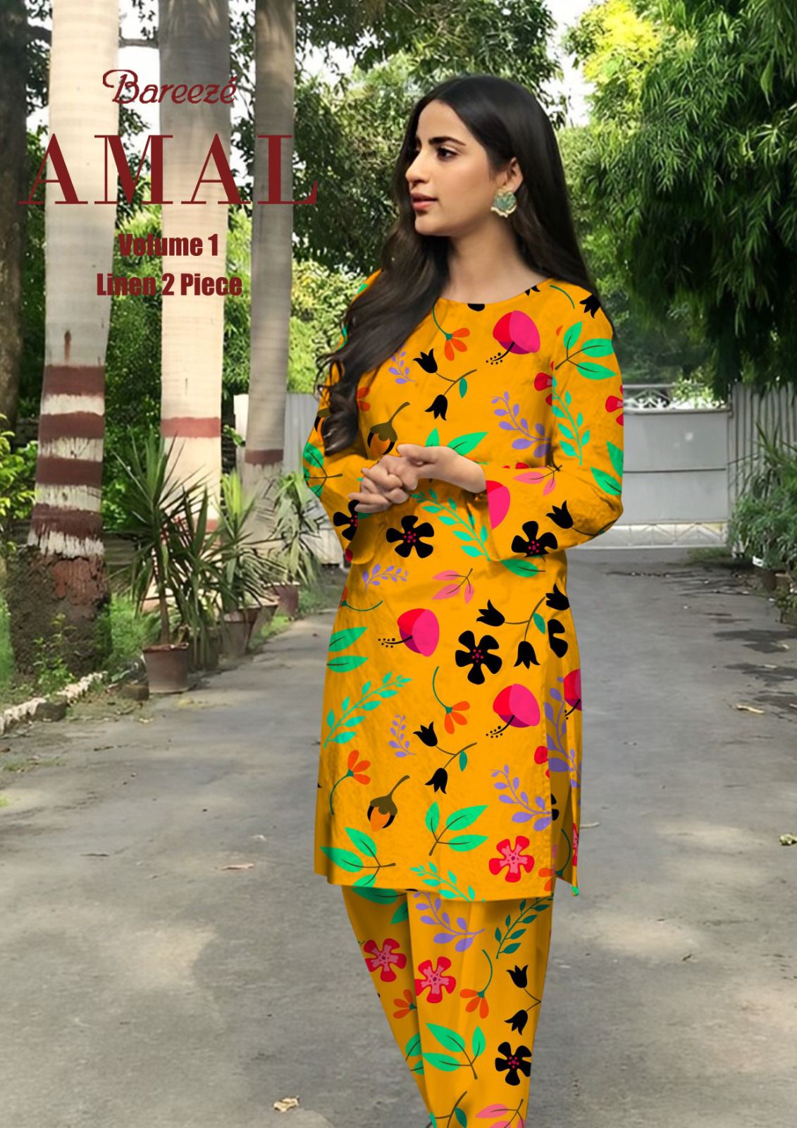 Bareeze Linen Print 2PC Vol-1 D-12