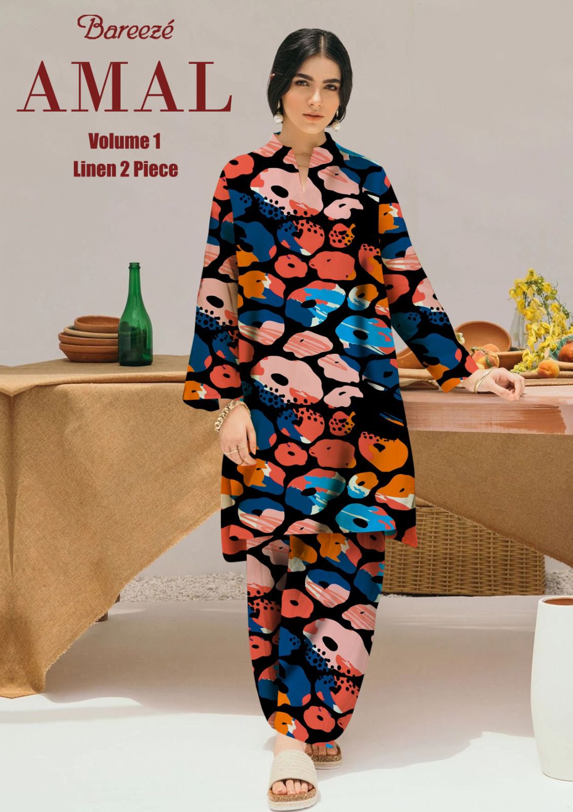 Bareeze Linen Print 2PC Vol-1 D-14