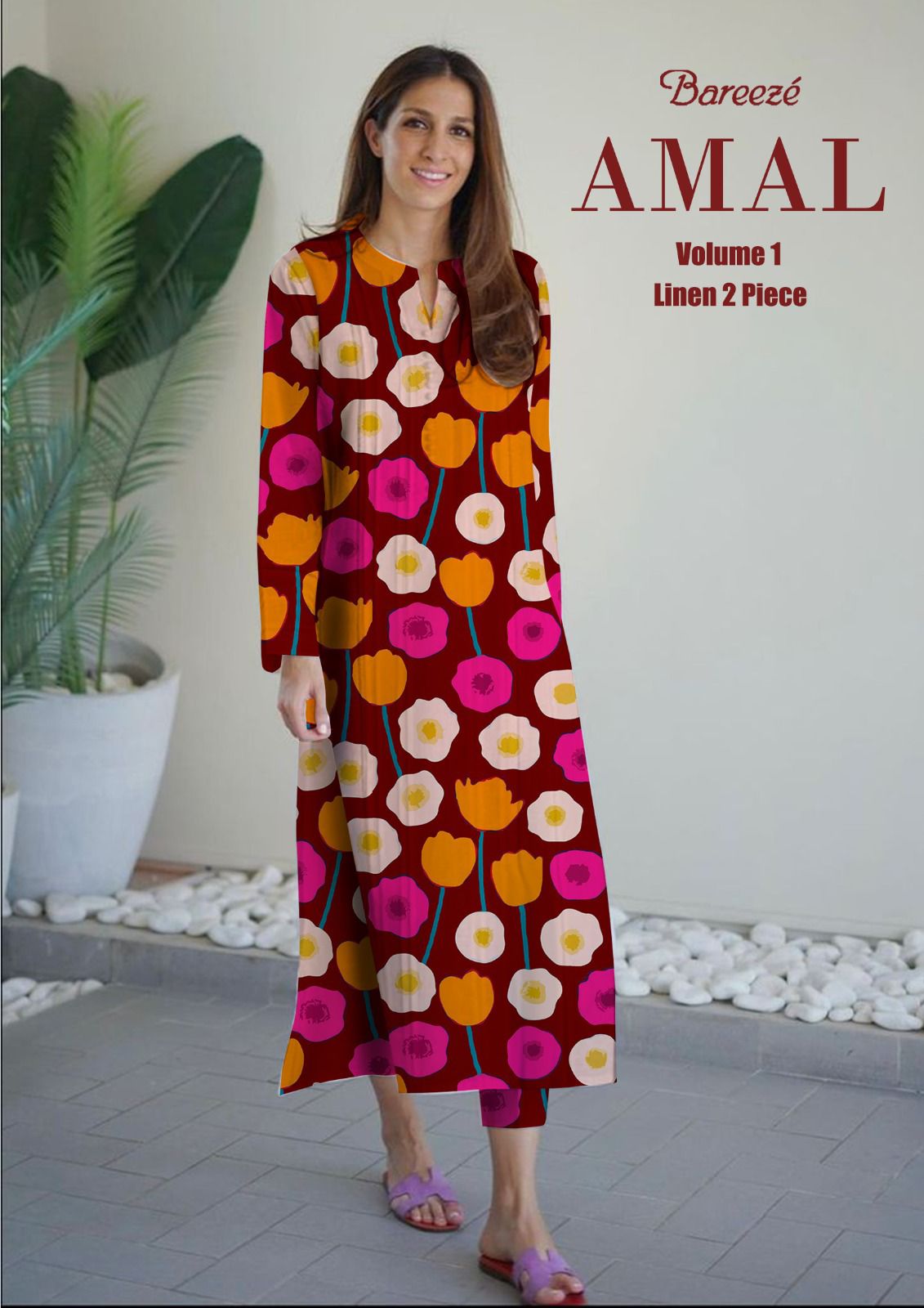 Bareeze Linen Print 2PC Vol-1 D-15