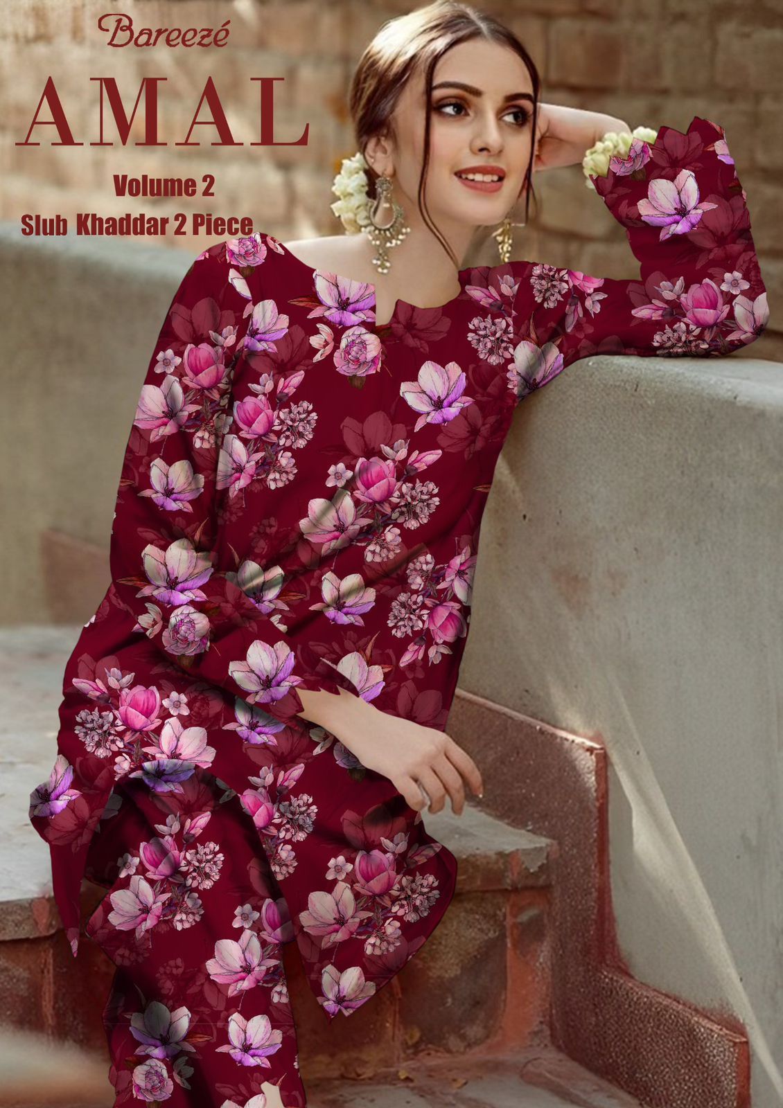 Bareeze Slub Khaddar Print 2PC Vol-2 D-11