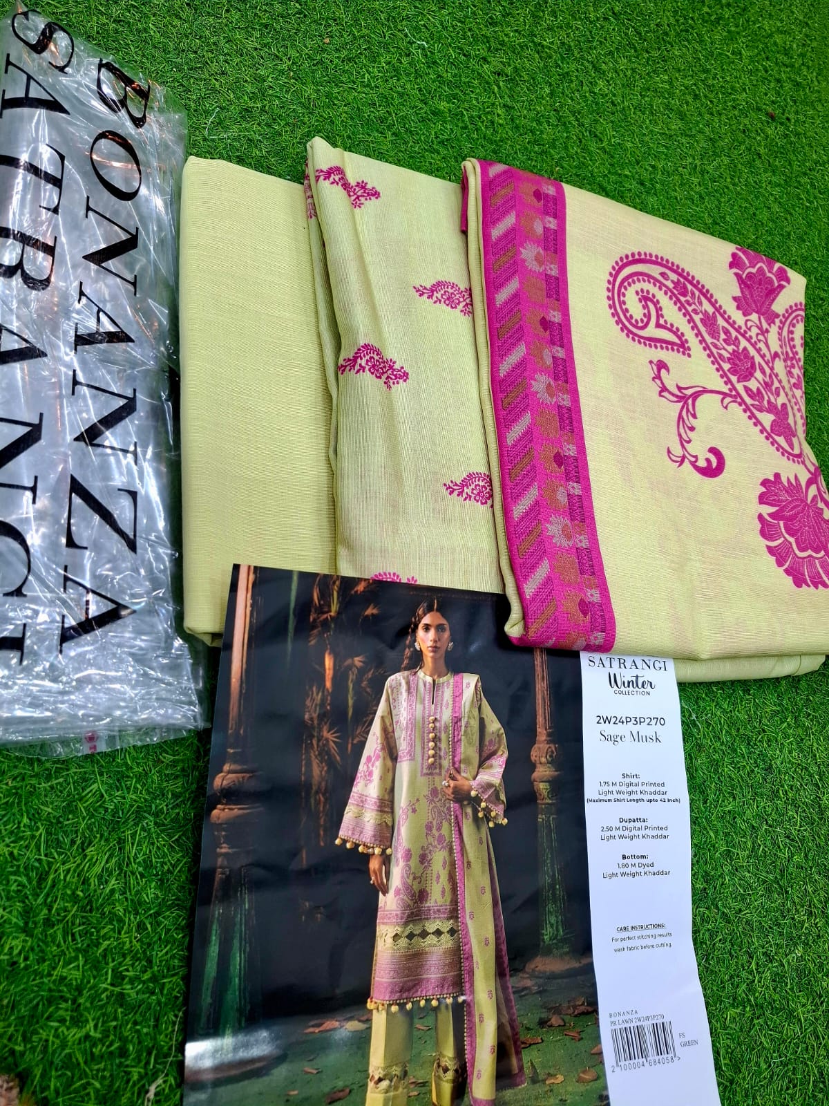 Boanaza Unstitched 3PC