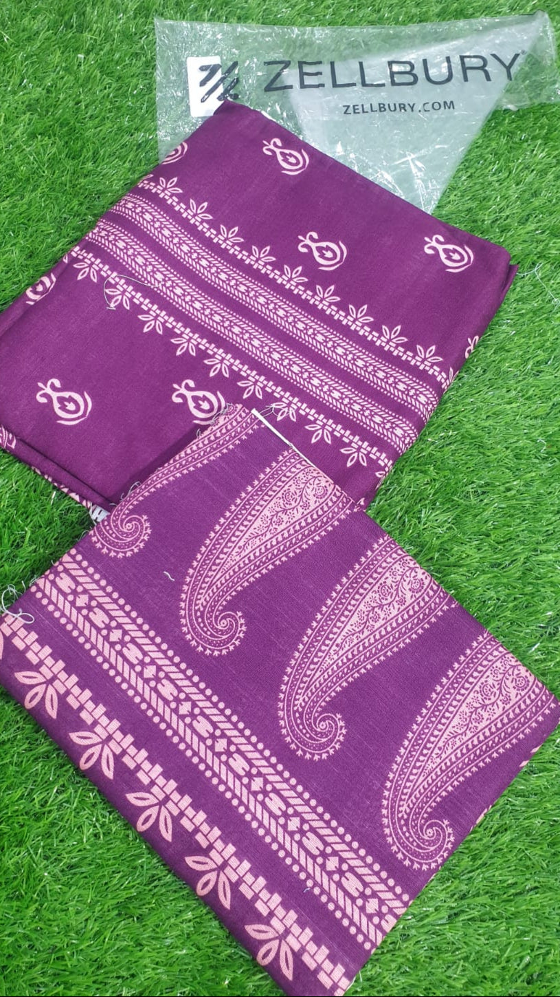 Zellbury Khaddar Print 2PC